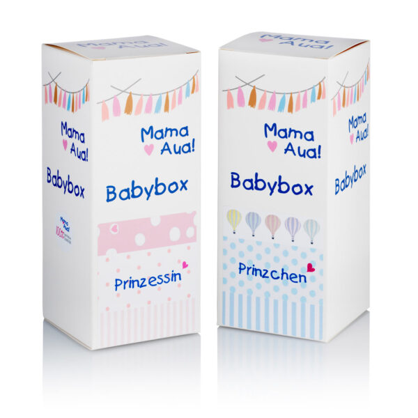 MAMA AUA! <br>Babybox Prinzchen, blau