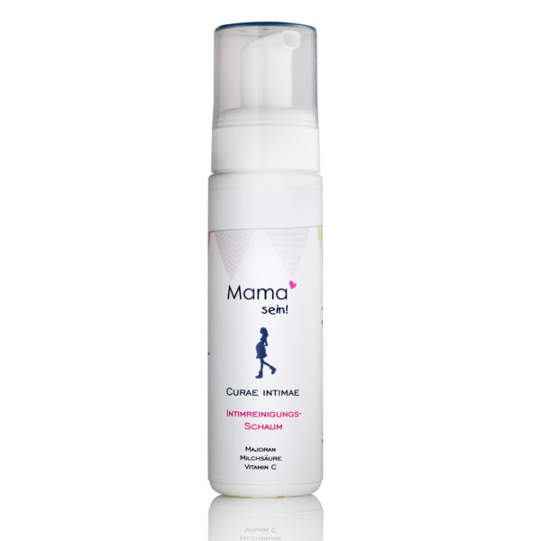 MAMA SEIN!<br>CURAE INTIMAE SCHAUM 250ml<br>ntimreinigungsschaum mit Majoran, Milchsäure und Vitamin C