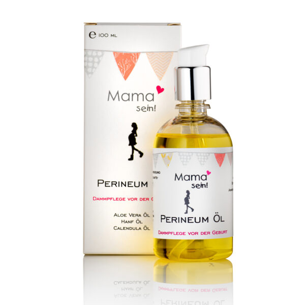 MAMA SEIN!<br>PERINEUM ÖL<br>Dammpflege vor und nach der Geburt
